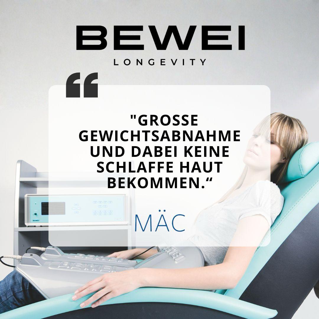 Press quote from MÄC: “Substantial weight loss without ending up with slack skin.”
